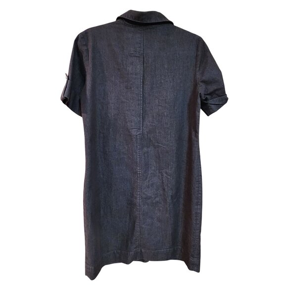 Sharagano Womens Denim Button-Up Shirt Dress Size S - Picture 2 of 3
